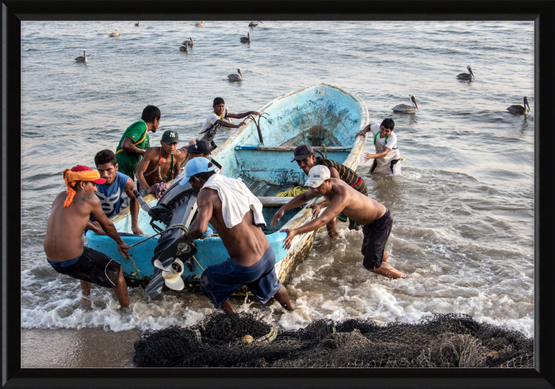 The Fishermen of Acapulco - Great Pictures Framed