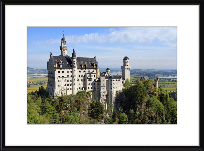 Neuschwanstein Castle from Marienbrücke - Great Pictures Framed