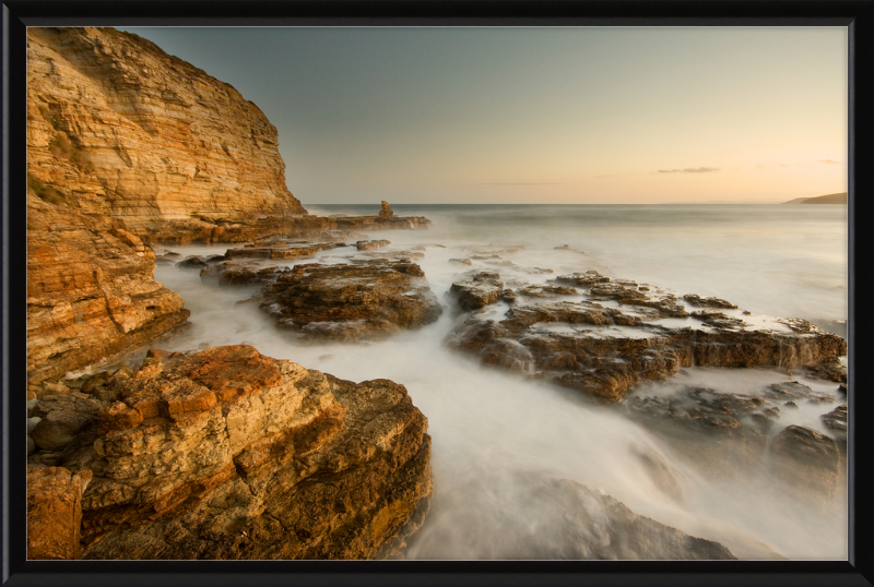 The Cliffs Surrounding Clifton Beach in Cape Town, South Africa - Great Pictures Framed