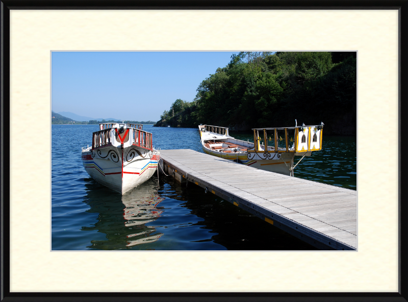 Two Boats in Mergozzo - Great Pictures Framed
