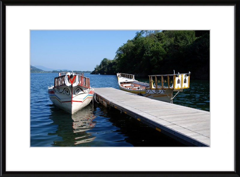 Two Boats in Mergozzo - Great Pictures Framed