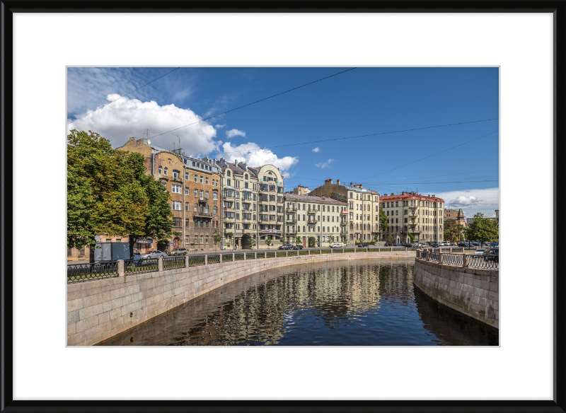 Karpovka River Embankment - Great Pictures Framed