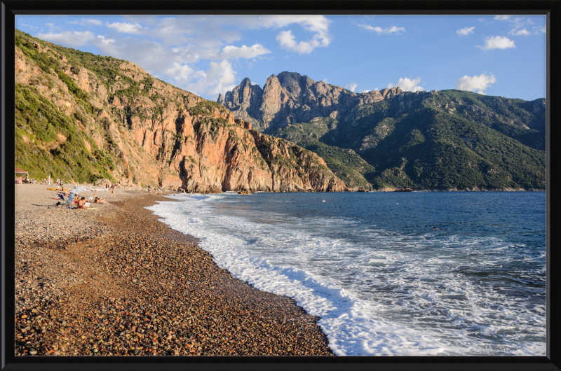 The Beach in Bussaglia,  France - Great Pictures Framed