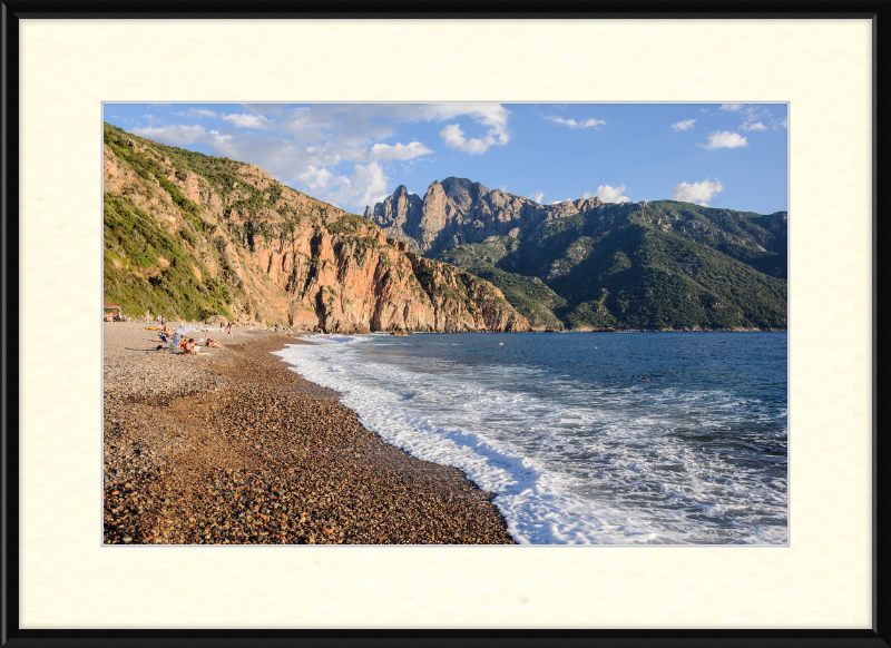 The Beach in Bussaglia,  France - Great Pictures Framed