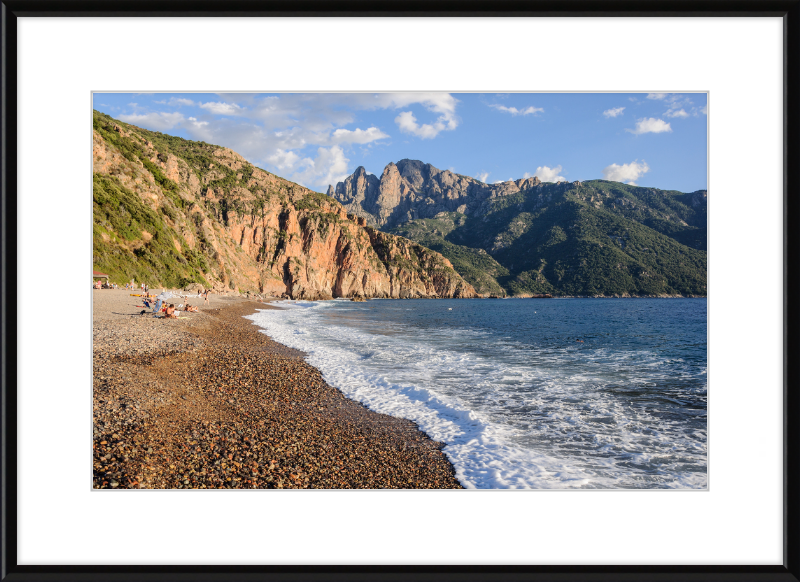 The Beach in Bussaglia,  France - Great Pictures Framed