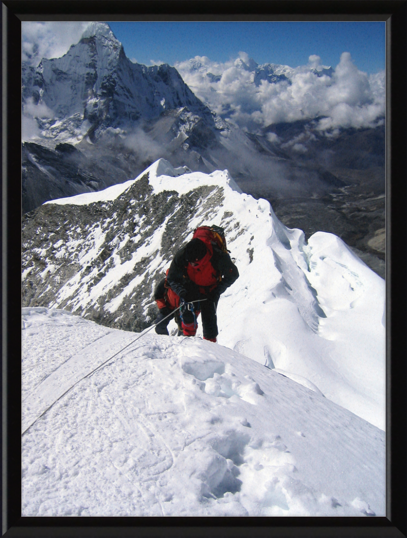 Summitting Island Peak - Great Pictures Framed
