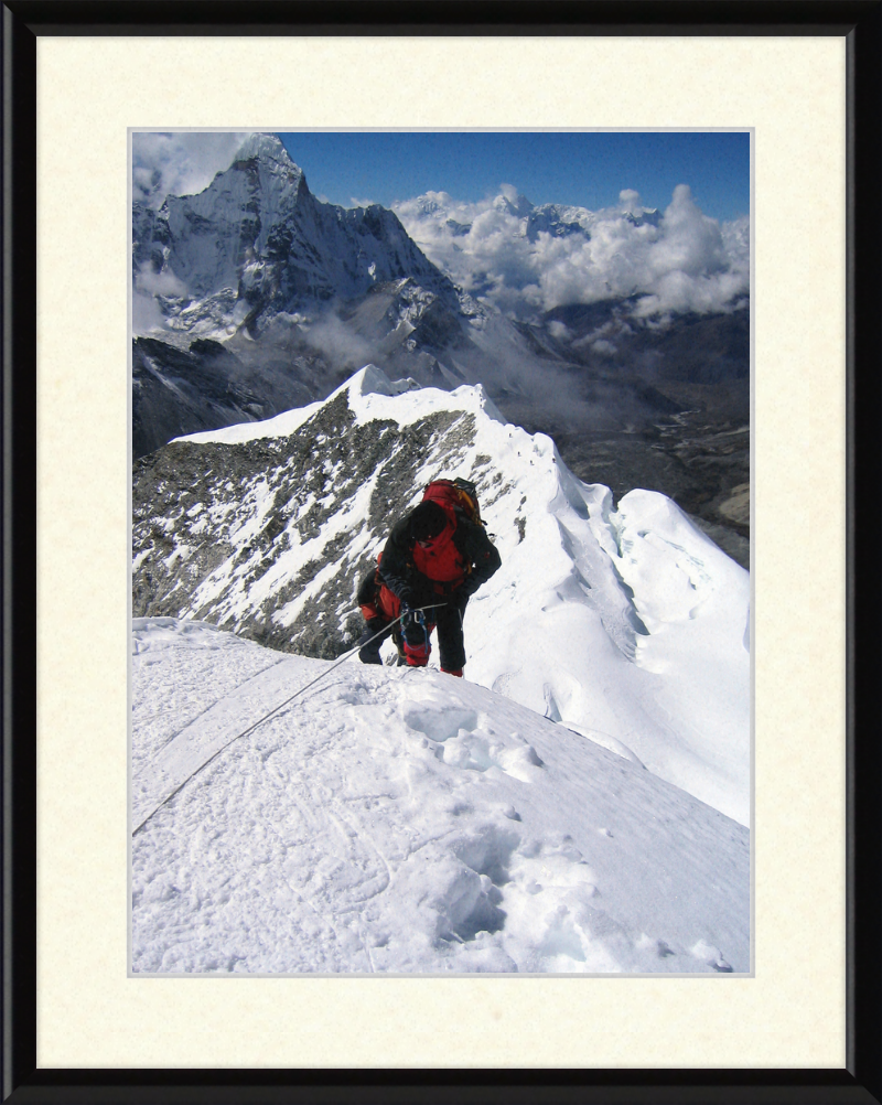 Summitting Island Peak - Great Pictures Framed