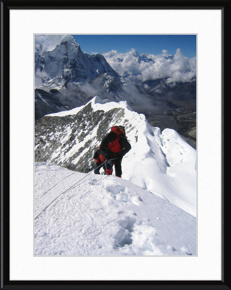 Summitting Island Peak - Great Pictures Framed