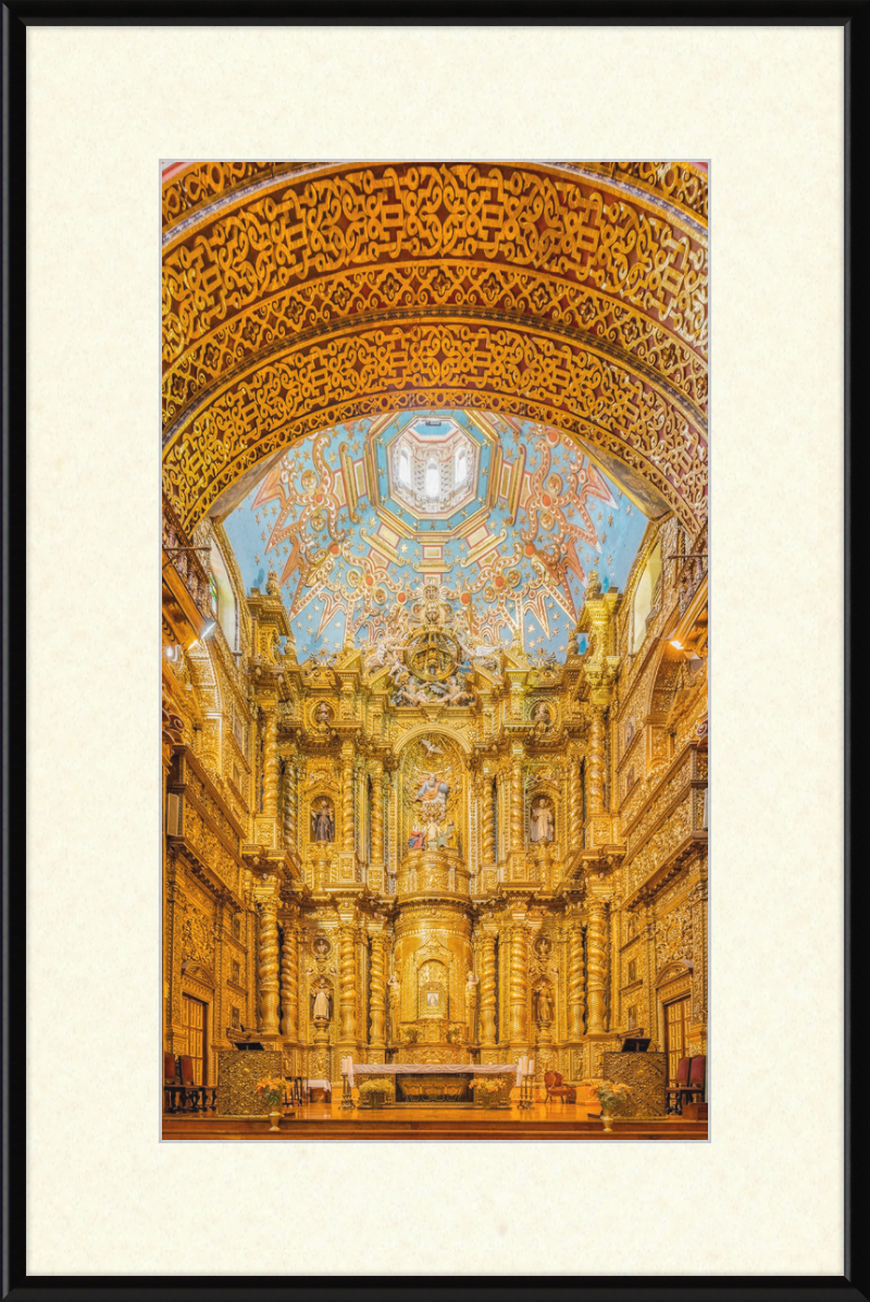The Glorious Gold-Leafed Interiors of Iglesia de La Compañía, Quito - Great Pictures Framed