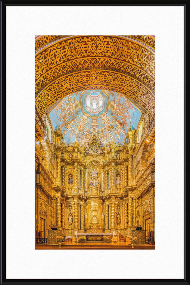 The Glorious Gold-Leafed Interiors of Iglesia de La Compañía, Quito - Great Pictures Framed