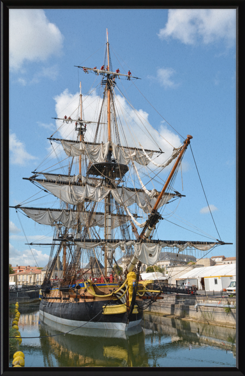 The Frégate-Hermione - Great Pictures Framed