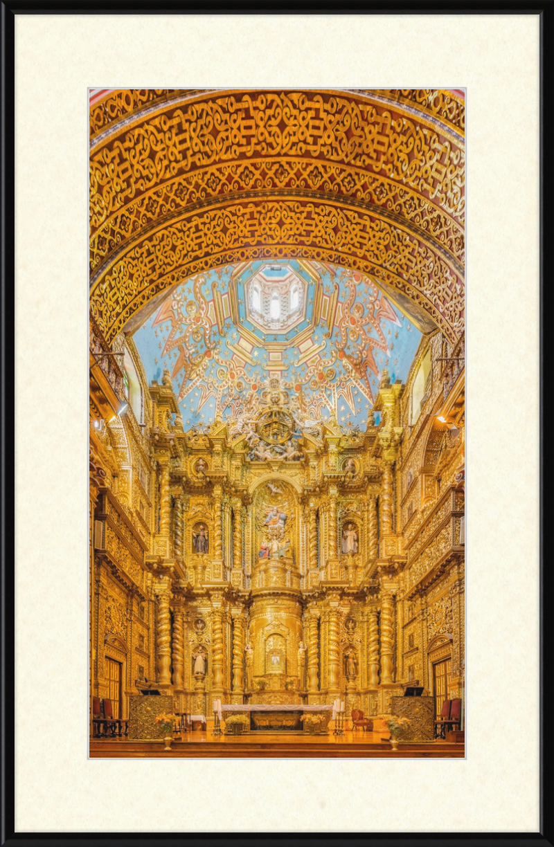 The Glorious Gold-Leafed Interiors of Iglesia de La Compañía, Quito - Great Pictures Framed