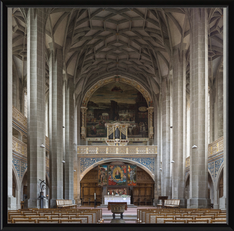 MarienkircheHalle Innenraum - Great Pictures Framed