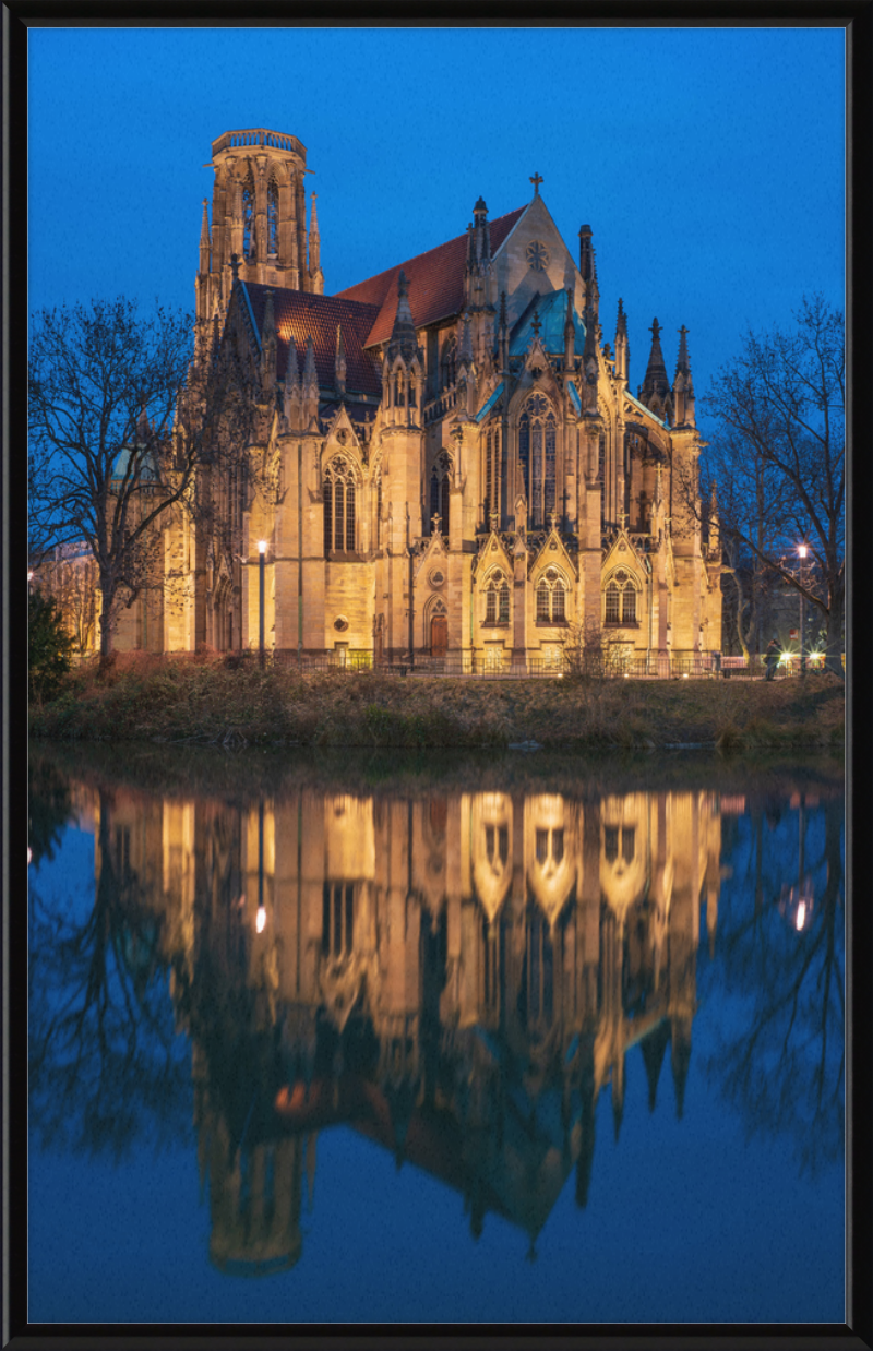 St. John's Church in Stuttgart - Great Pictures Framed