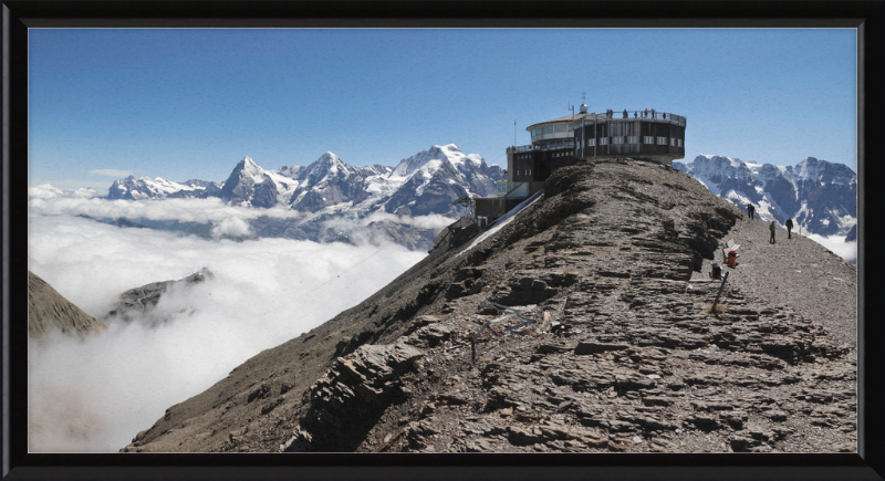 Schilthorn with Bernese Alps - Great Pictures Framed