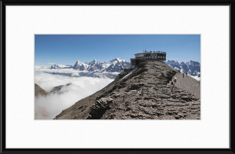 Schilthorn with Bernese Alps - Great Pictures Framed