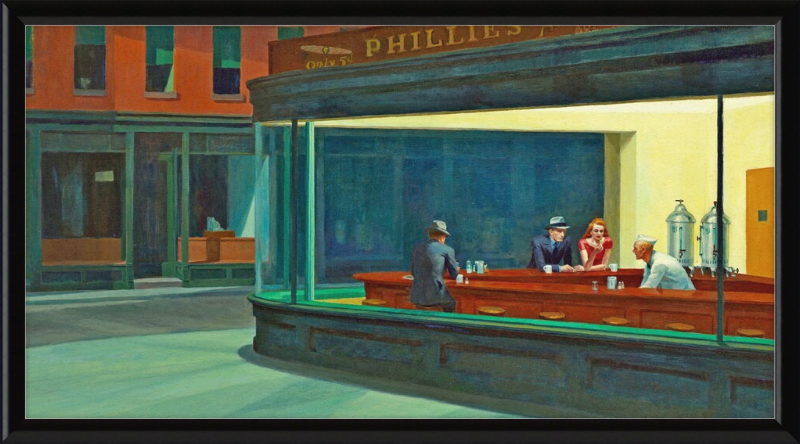 Nighthawks - Great Pictures Framed
