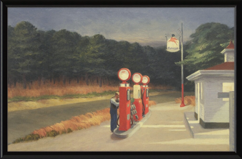 Gas by Edward Hopper - Great Pictures Framed