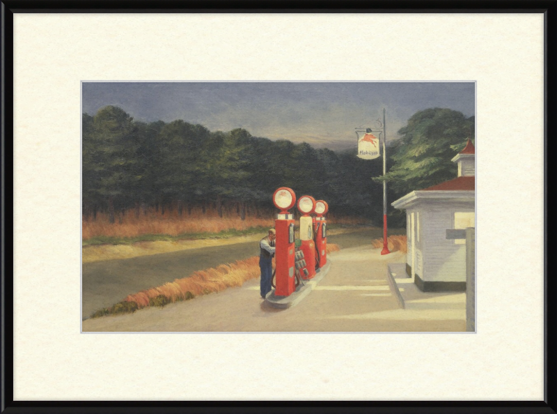 Gas by Edward Hopper - Great Pictures Framed