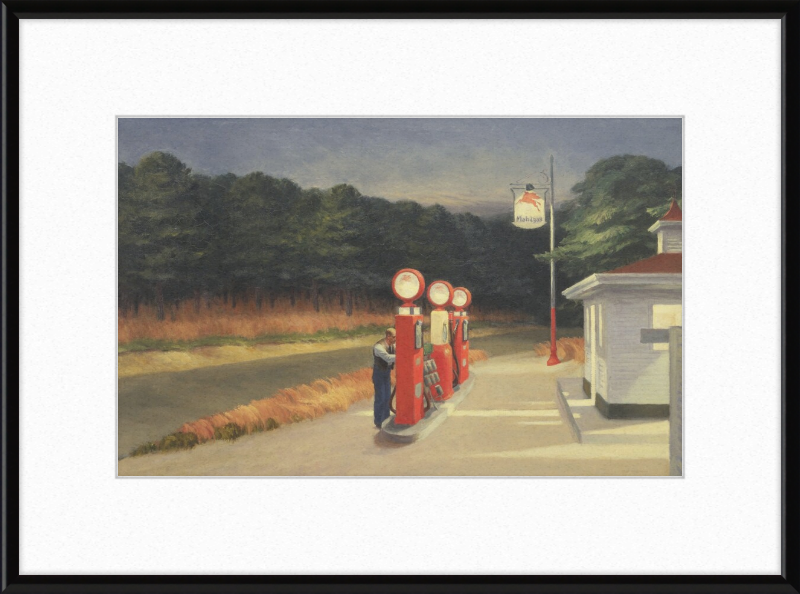 Gas by Edward Hopper - Great Pictures Framed