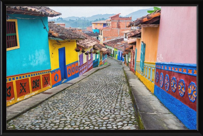 A Street in Colombia - Great Pictures Framed
