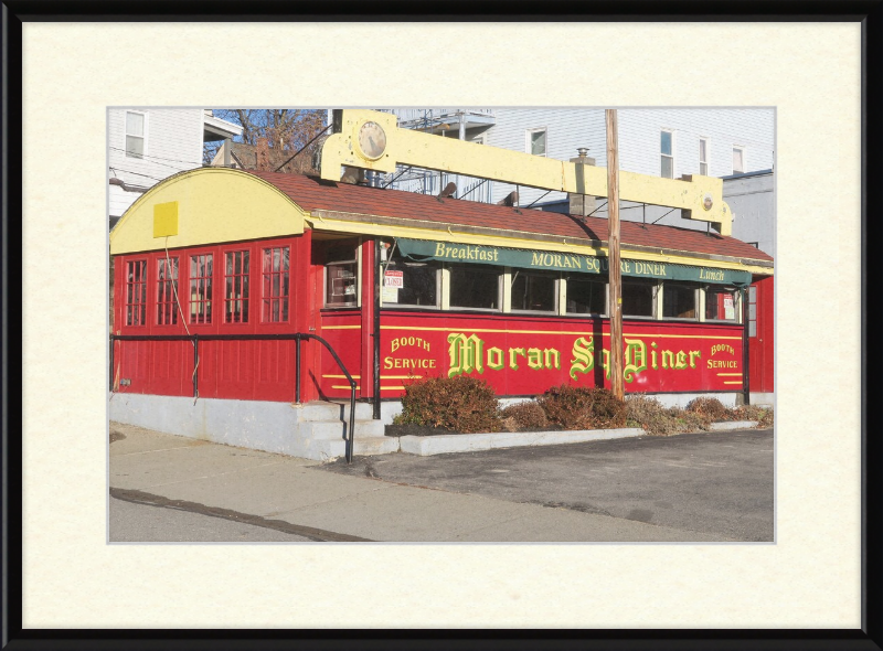 Moran Square Diner - Fitchburg MA - Great Pictures Framed