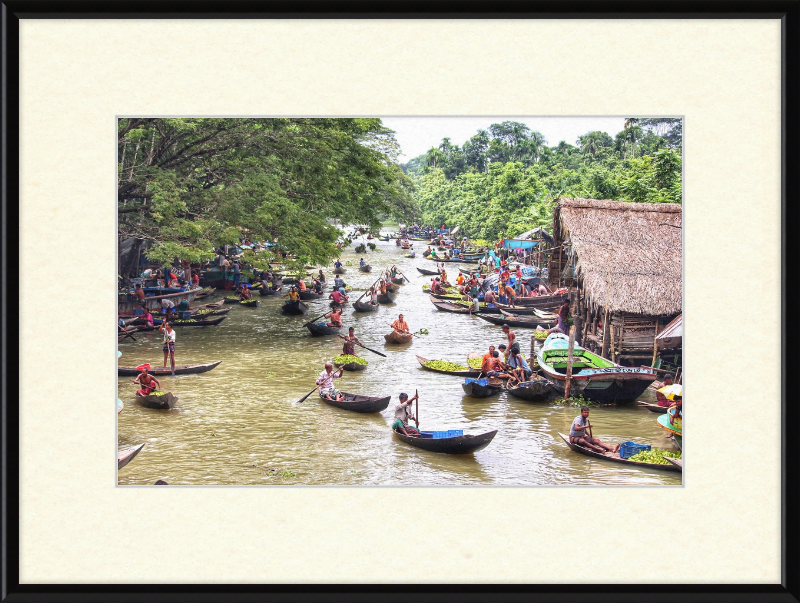 Floating Guava Market - Great Pictures Framed