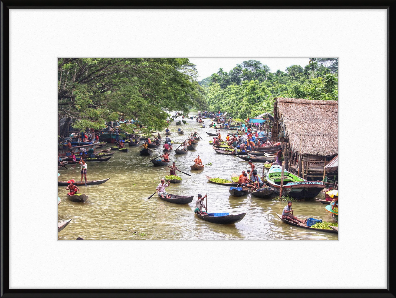 Floating Guava Market - Great Pictures Framed