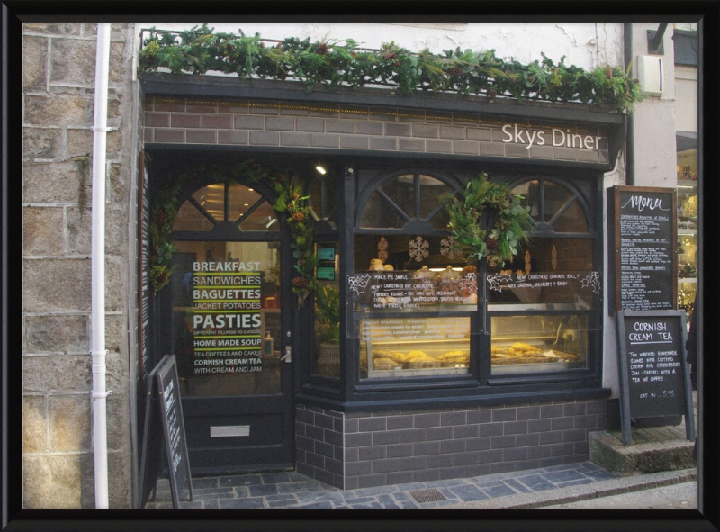 Skys Diner, Fore Street, St Ives, Cornwall - Great Pictures Framed