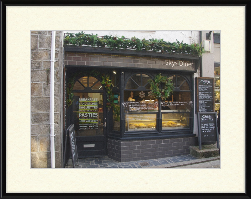 Skys Diner, Fore Street, St Ives, Cornwall - Great Pictures Framed