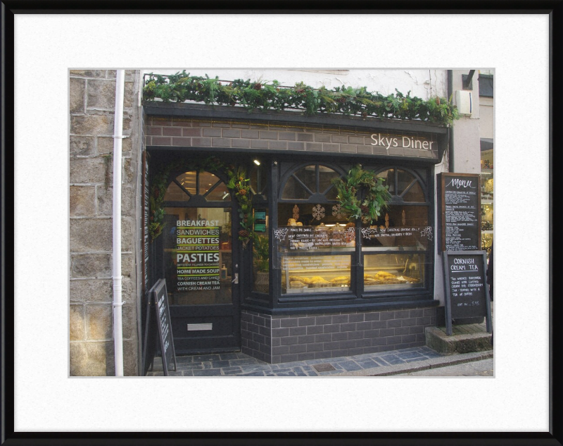 Skys Diner, Fore Street, St Ives, Cornwall - Great Pictures Framed