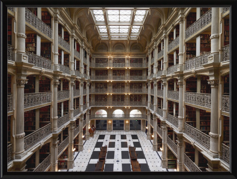 Peabody Institute Library - Great Pictures Framed
