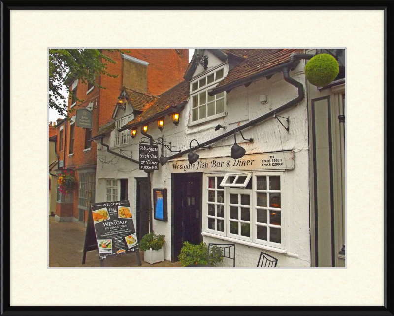Westgate Fish Bar & Diner - Great Pictures Framed
