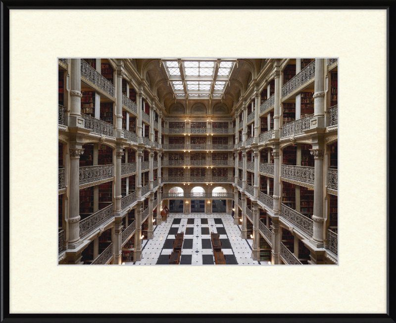Peabody Institute Library - Great Pictures Framed