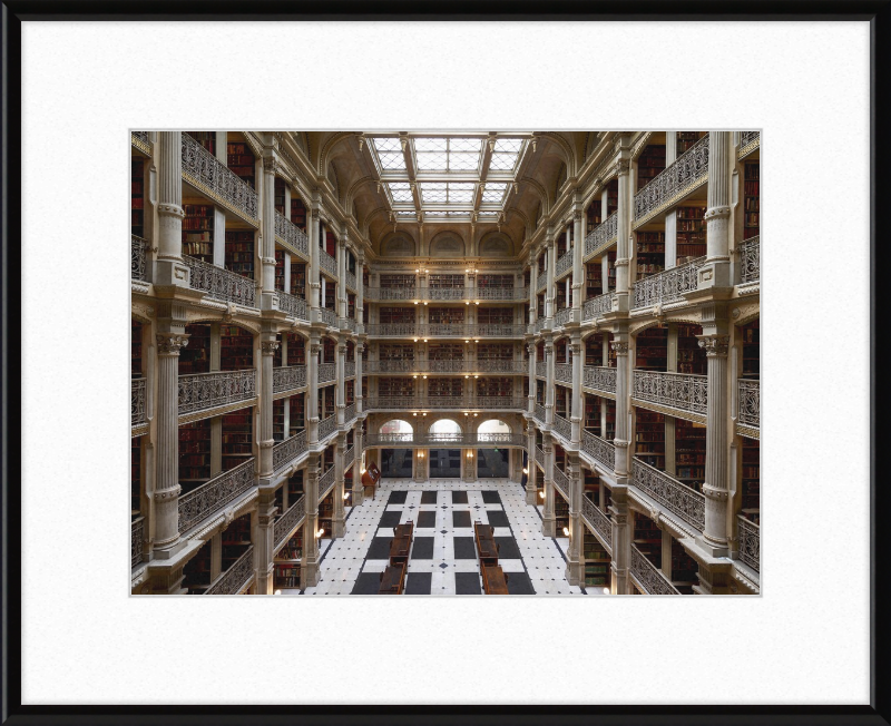 Peabody Institute Library - Great Pictures Framed