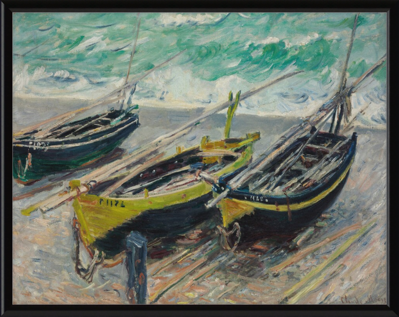 Three Fishing Boats - Great Pictures Framed