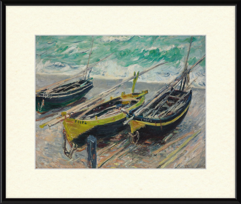 Three Fishing Boats - Great Pictures Framed