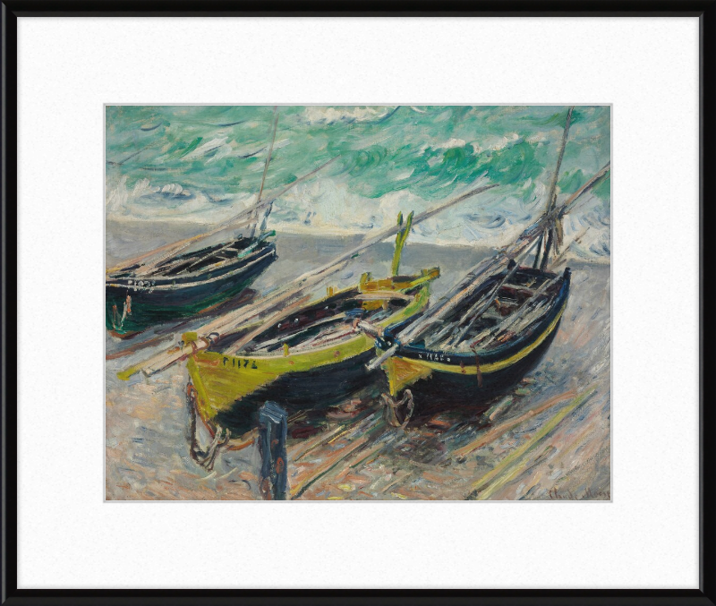 Three Fishing Boats - Great Pictures Framed