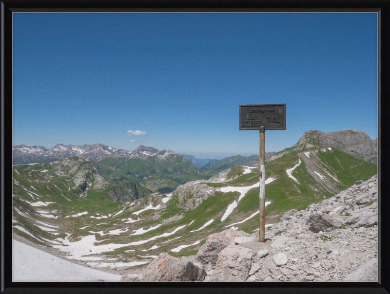 Lech - Rauher-Kopf-Scharte - Great Pictures Framed