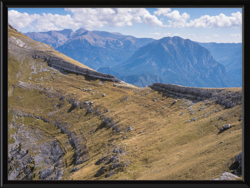 Portillo de Tella Mountain Pass - Great Pictures Framed