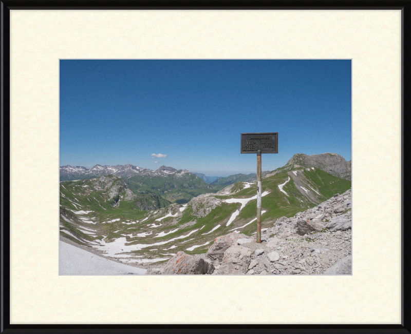 Lech - Rauher-Kopf-Scharte - Great Pictures Framed
