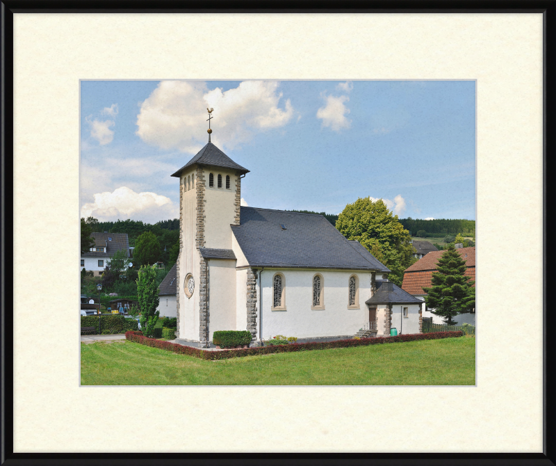 Katholische Kirche Helminghausen - Great Pictures Framed