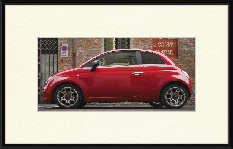Fiat 500 in Emilia-Romagna - Great Pictures Framed