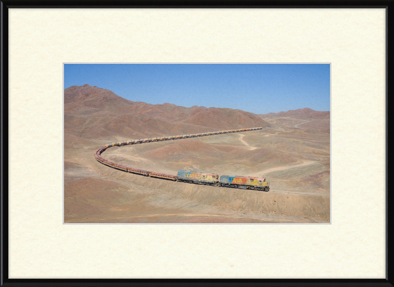 A Train in the Desert - Great Pictures Framed