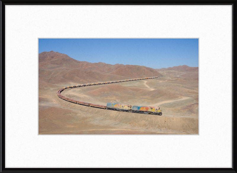 A Train in the Desert - Great Pictures Framed