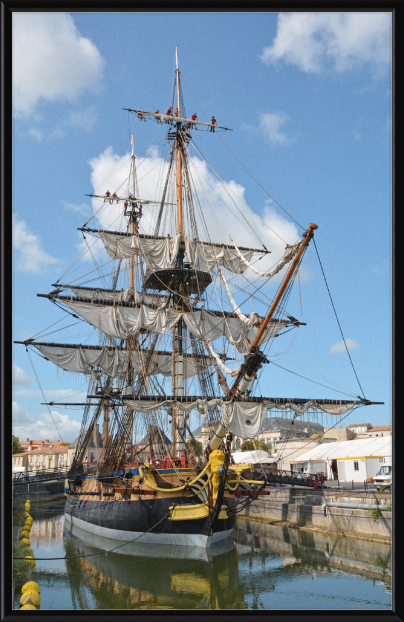 The Frégate-Hermione - Great Pictures Framed