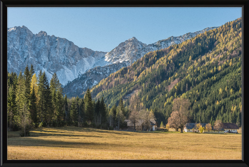 Ferlach Bodental Bodenbauer with Vertatscha - Great Pictures Framed