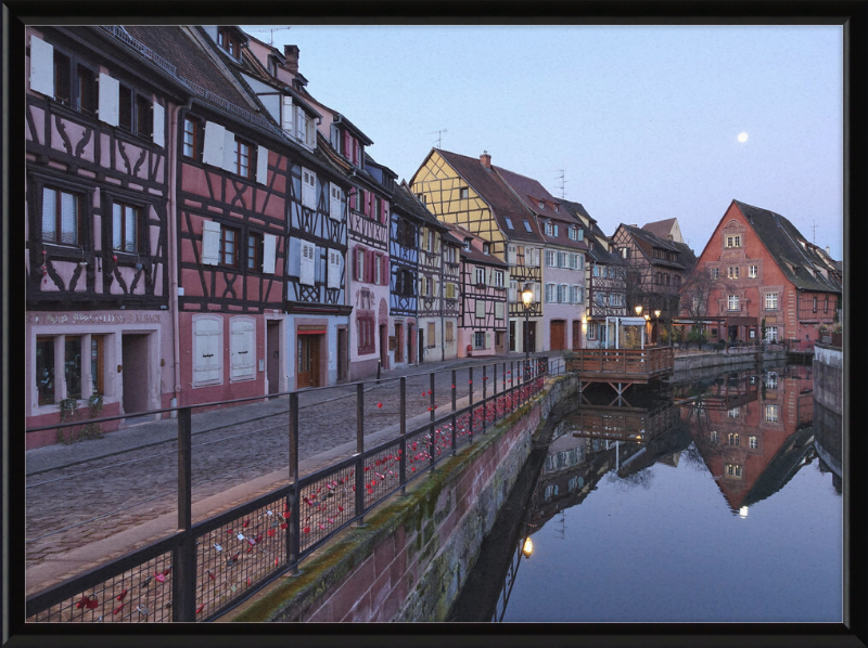 Petite Venise Depuis Le Pont de la Rue Des Écoles (Colmar) - Great Pictures Framed
