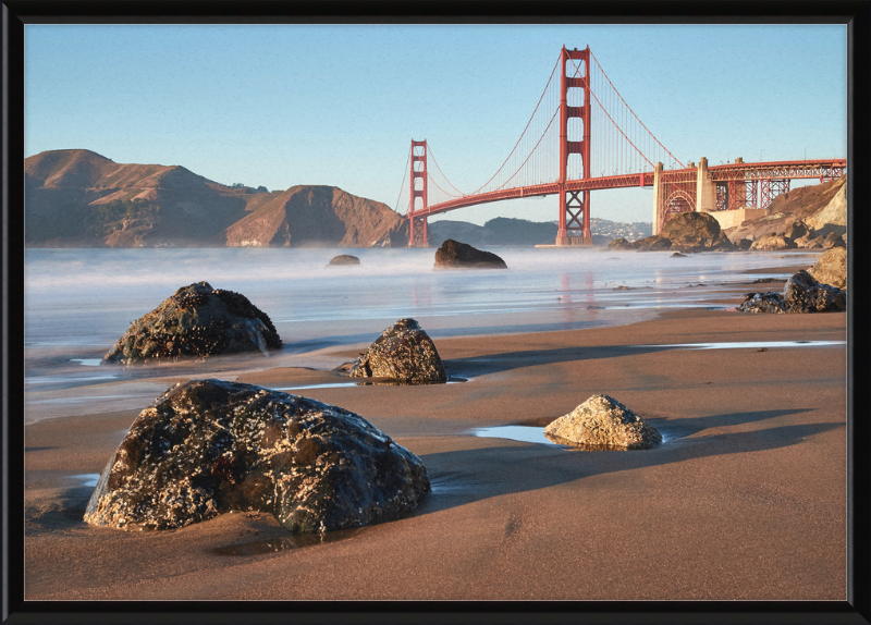 Golden Gate Bridge from Marshall's Beach - Great Pictures Framed