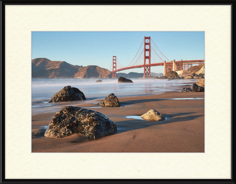 Golden Gate Bridge from Marshall's Beach - Great Pictures Framed